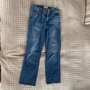 Frame Le High Straight in Silverado, Size 28